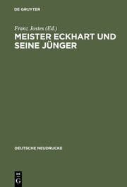 Cover von Meister Eckhart und seine Jünger