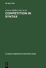 Cover von Competition in Syntax