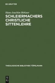 Cover von Schleiermachers Christliche Sittenlehre