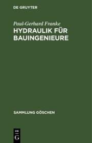 Cover von Hydraulik für Bauingenieure