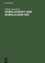 Cover von Wirklichkeit und Wirklichkeiten