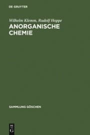 Cover von Anorganische Chemie