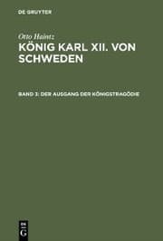Cover von Der Ausgang der Königstragödie (1715-1719)