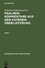 Cover von Psalmenkommentare aus der Katenenüberlieferung. Band I