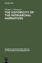 Cover von The Historicity of the Patriarchal Narratives