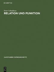 Cover von Relation und Funktion