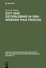 Cover von Zeit und Zeiterlebnis in den Werken Max Frischs