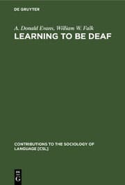 Cover von Learning to be Deaf