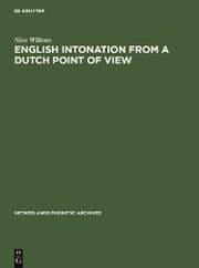 Cover von English Intonation from a Dutch Point of View