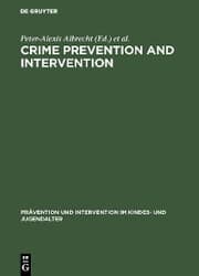 Cover von Crime Prevention and Intervention