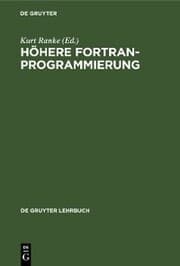 Cover von Höhere FORTRAN-Programmierung