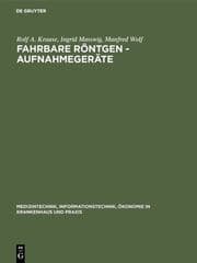 Cover von Fahrbare Röntgen - Aufnahmegeräte