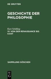 Cover von Von der Renaissance bis Kant