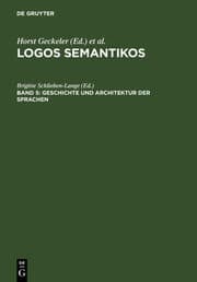 Cover von Geschichte und Architektur der Sprachen