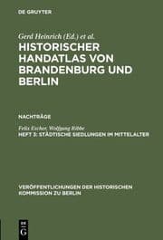 Cover von Städtische Siedlungen im Mittelalter