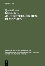 Cover von Über die Auferstehung des Fleisches
