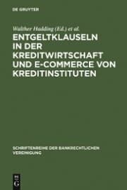 Cover von Entgeltklauseln in der Kreditwirtschaft und E-Commerce von Kreditinstituten