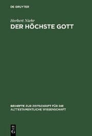 Cover von Der höchste Gott