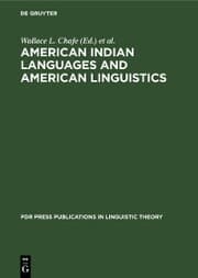 Cover von American Indian languages and American linguistics