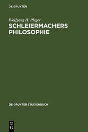 Cover von Schleiermachers Philosophie