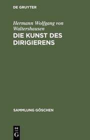 Cover von Die Kunst des Dirigierens
