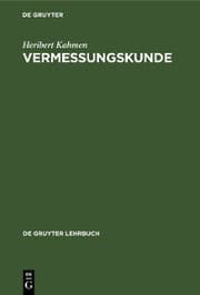 Cover von Vermessungskunde
