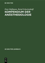 Cover von Kompendium der Anästhesiologie