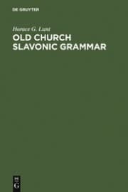 Cover von Old Church Slavonic Grammar