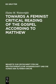 Cover von Towards a Feminist Critical Reading of the Gospel according to Matthew