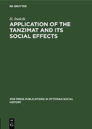 Cover von Application of the Tanzimat and its social effects