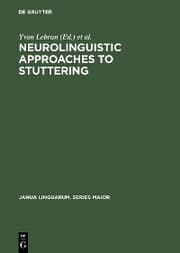 Cover von Neurolinguistic Approaches to Stuttering