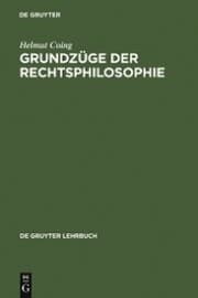 Cover von Grundzüge der Rechtsphilosophie