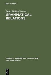 Cover von Grammatical Relations