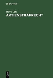 Cover von Aktienstrafrecht