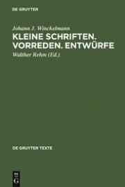 Cover von Kleine Schriften ¿ Vorreden ¿ Entwürfe