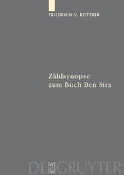 Cover von Zählsynopse zum Buch Ben Sira
