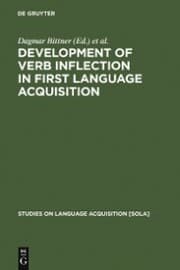 Cover von Development of Verb Inflection in First Language Acquisition