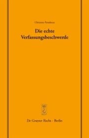 Cover von Die echte Verfassungsbeschwerde
