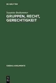 Cover von Gruppen, Recht, Gerechtigkeit