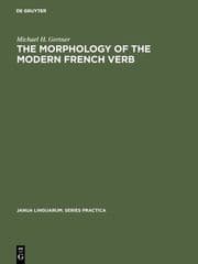 Cover von The Morphology of the Modern French Verb