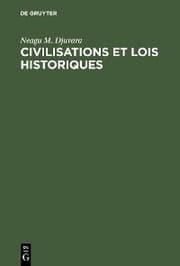 Cover von Civilisations et lois historiques