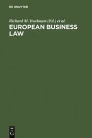 Cover von European Business Law