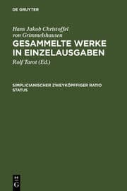 Cover von Simplicianischer Zweyköpffiger Ratio Status