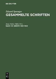 Cover von Briefe 1901-1963