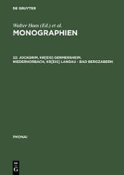 Cover von Jockgrim, Kr[eis] Germersheim. Niederhorbach, Kr[eis] Landau - Bad Bergzabern
