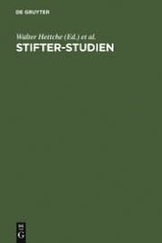 Cover von Stifter-Studien