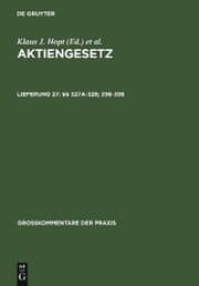 Cover von §§ 327a-328; 396-398