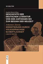 Cover von Orientierung durch volkssprachige Schriftlichkeit