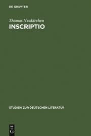 Cover von Inscriptio