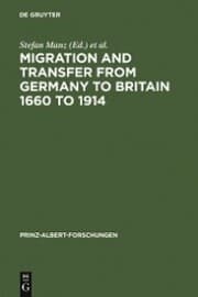 Cover von Migration and Transfer from Germany to Britain 1660 to 1914